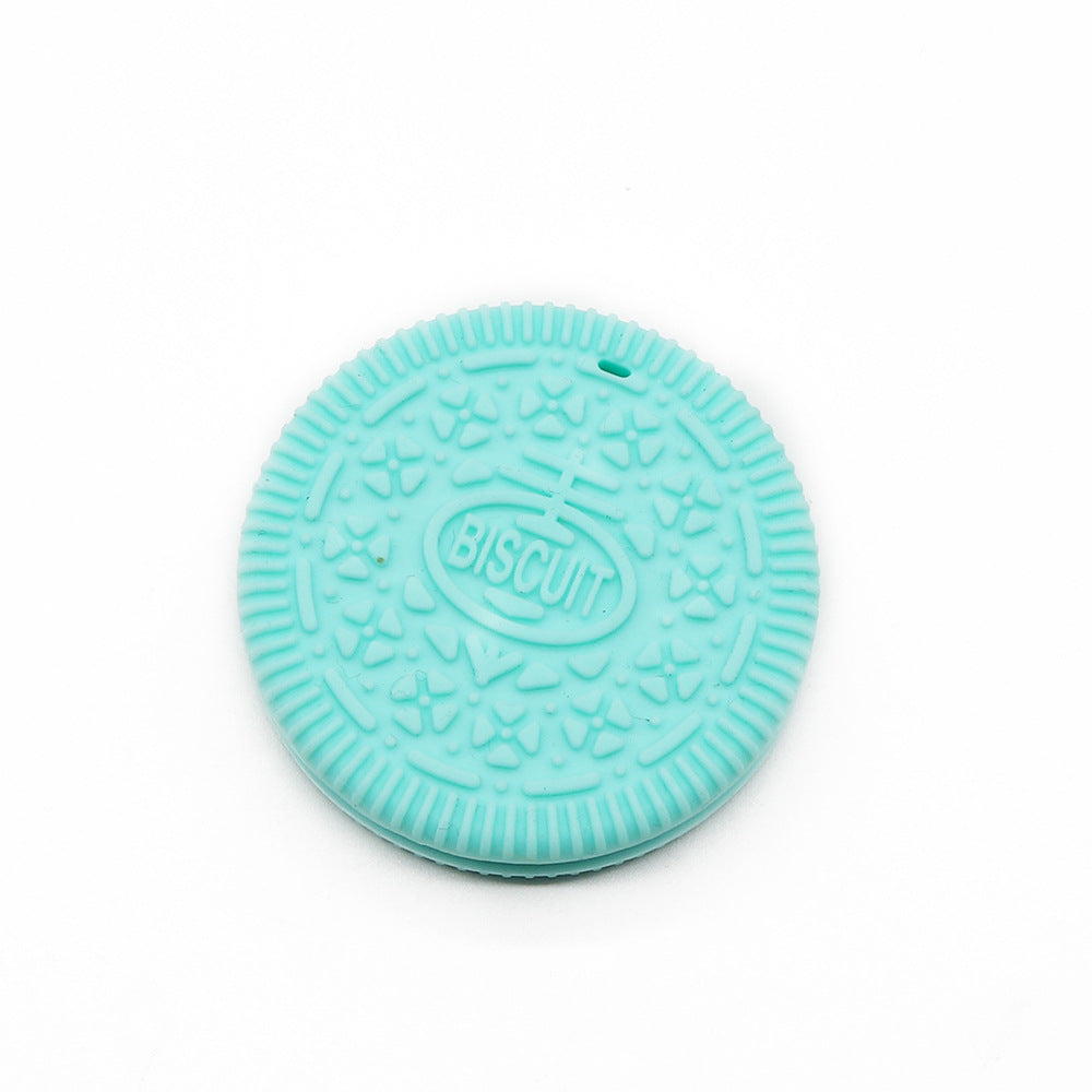 Biscuits de silicona de 10pcs al por mayor cuentas de teetres